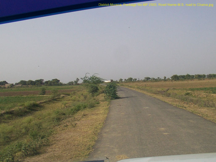 District-Morena, Package No-MP 2503, Road Name-M.S. road to Chaina